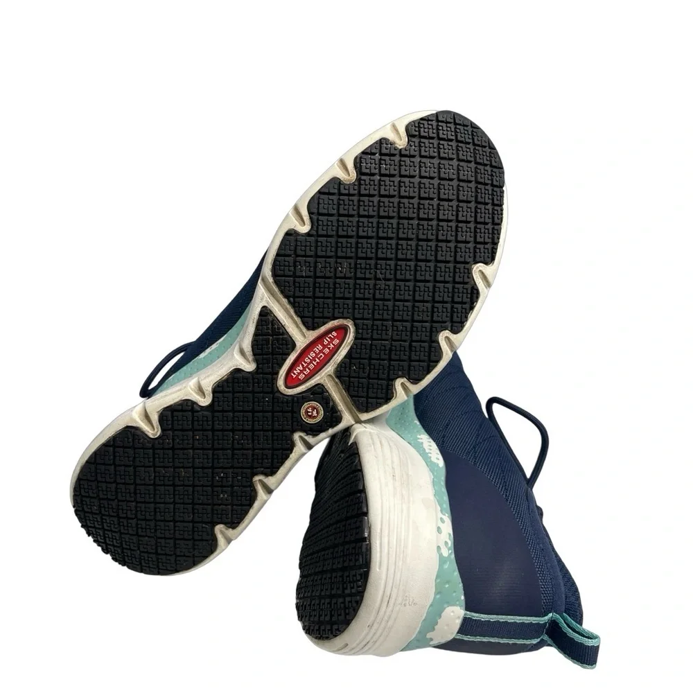 Skechers 9.5  Skechers Arch Fit Womens Comp Toe Safety Toe Athletic SK108075NVAQ